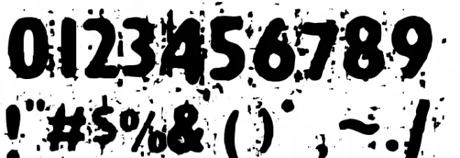 Technine Font OTHER CHARS