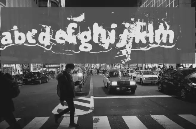 TechnineNA Font examples