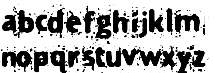 Technine Font LOWERCASE