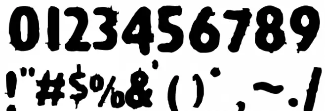 Techninecleen Font OTHER CHARS