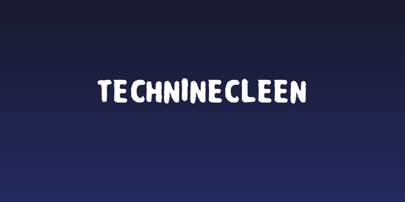 Techninecleen Social Header