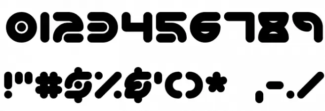 Technique BRK Font OTHER CHARS