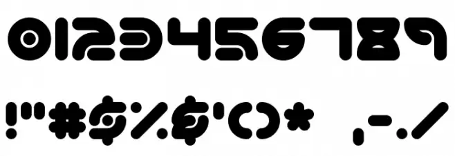 Technique BRK Font OTHER CHARS