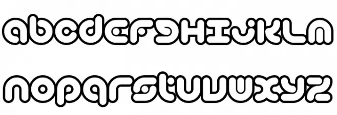 Technique OL BRK Font LOWERCASE