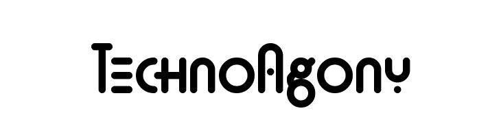 Techno Agony  Descarca Fonturi Gratis