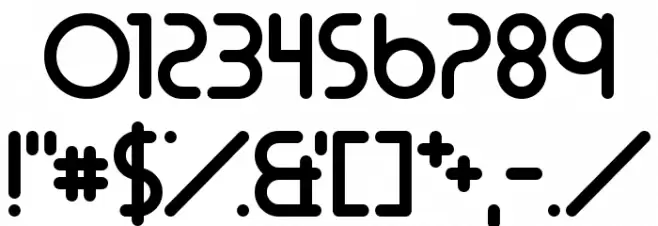 Techno Agony Font OTHER CHARS