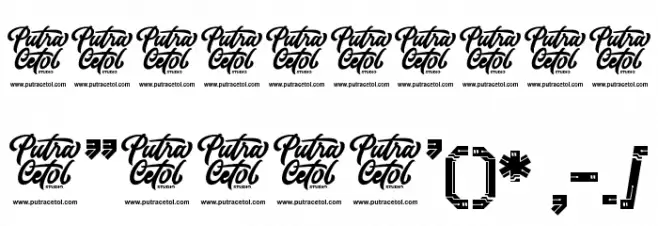 Techno Board Font OTHER CHARS