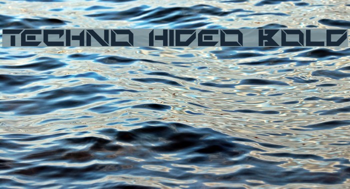Techno Hideo Bold Example 1