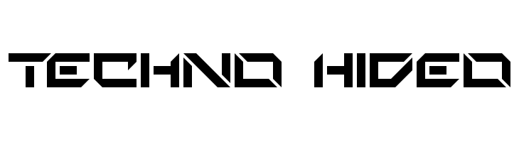 Techno Hideo Font