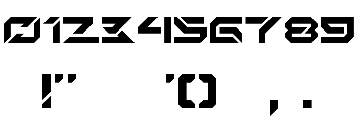 Techno Hideo Font OTHER CHARS