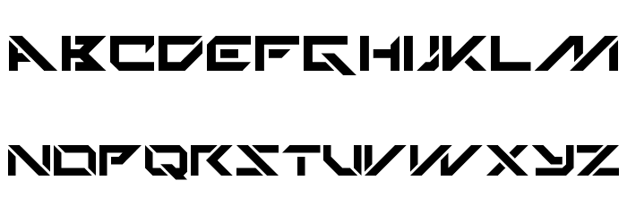 Techno Hideo Font LOWERCASE