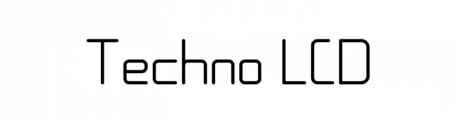 Techno LCD  تنزيل الخطوط