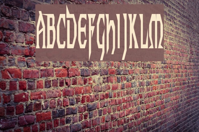 Techno Longer Font examples
