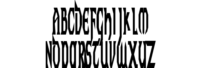 Techno Longer Font LOWERCASE