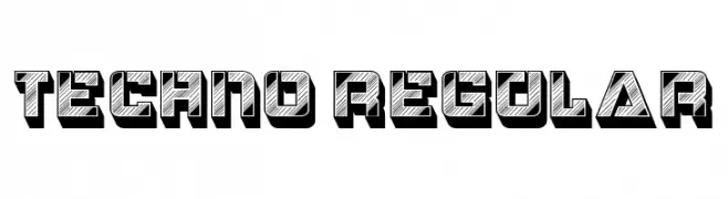 Techno Regular  Fuentes Gratis Descargar