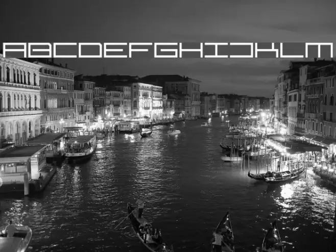 Techno 'Til Dawn Font examples