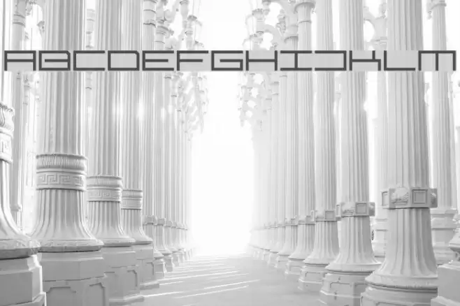 Techno 'Til Dawn Font examples