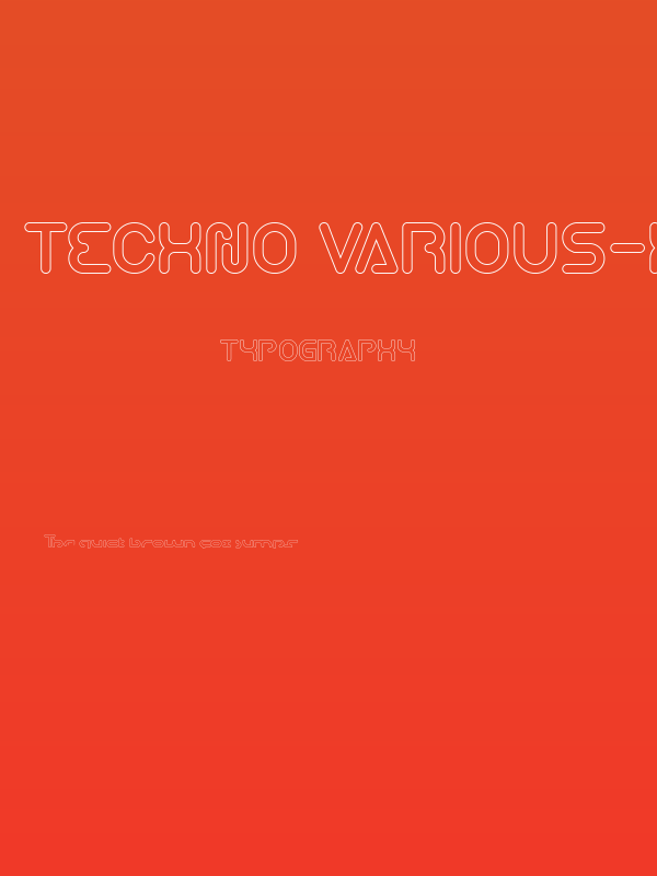 Techno Various-Hollow Poster