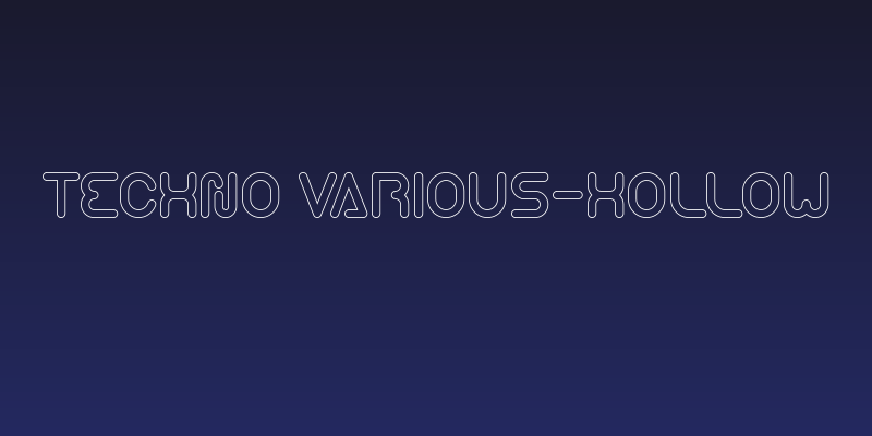 Techno Various-Hollow Social Header