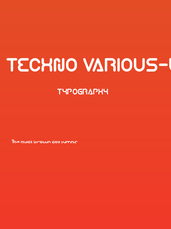 Techno Various-Light Poster
