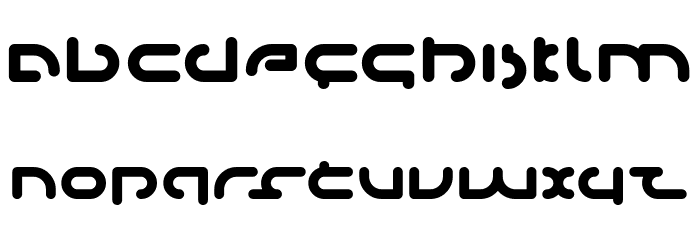 Techno Various-Light Font LOWERCASE