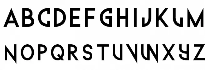 Techno Wanker Font UPPERCASE
