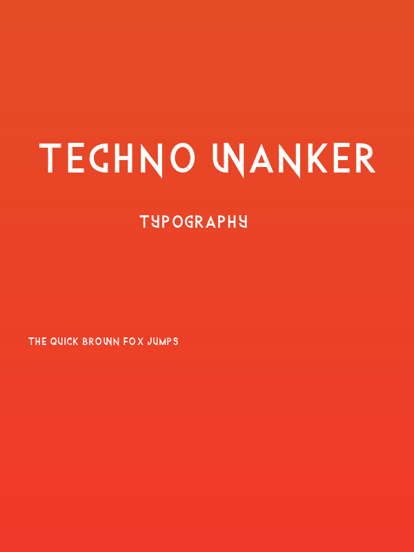 Techno Wanker Poster