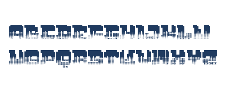 Techno Wave Six Uppercase