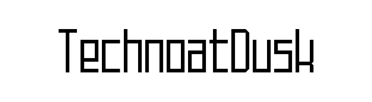Techno at Dusk  Frei Schriftart Herunterladen