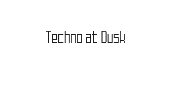 Techno at Dusk Logo
