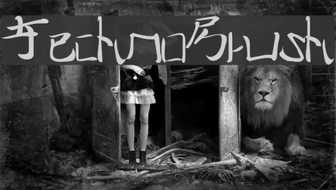 TechnoBrush Caratteri examples