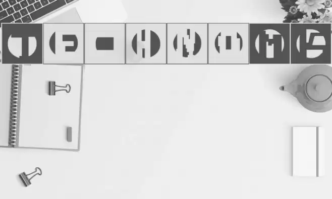 TechnoMK Font examples