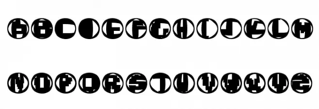 TechnoOSix Fonte MAIÚSCULAS