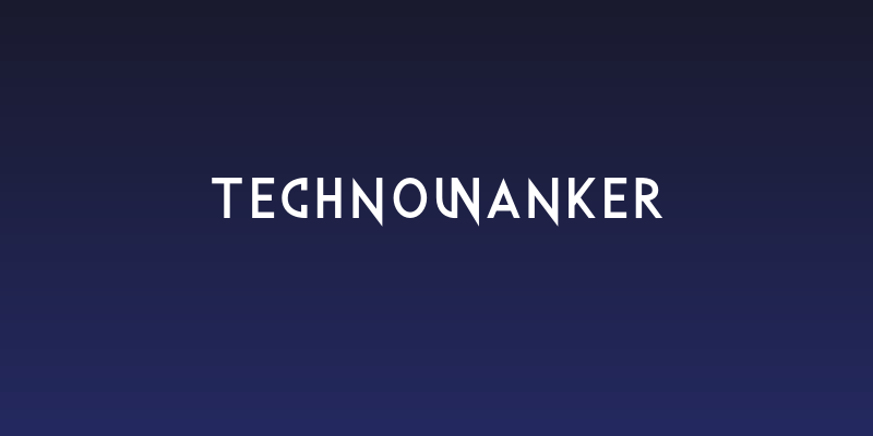 TechnoWanker Social Header