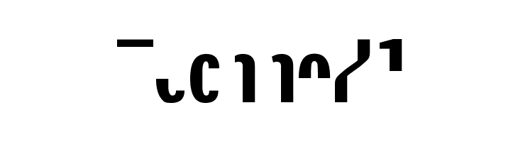 TechnoX1  font caratteri gratis
