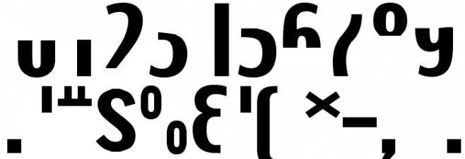 TechnoX2 Font OTHER CHARS