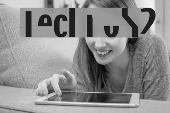 TechnoX2 Font examples