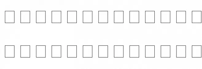 Technobabble फ़ॉन्ट लोअरकेस