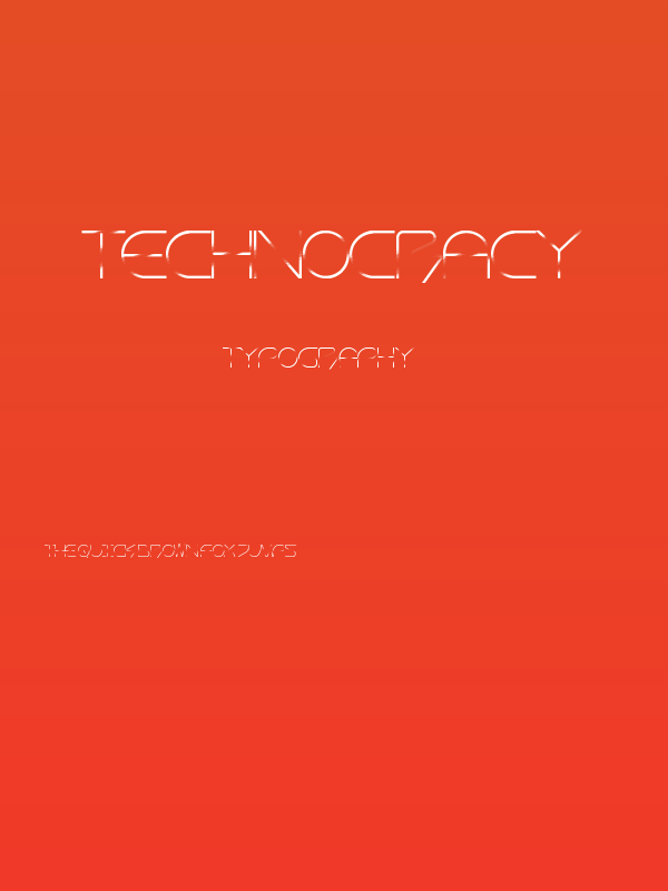 Technocracy Poster