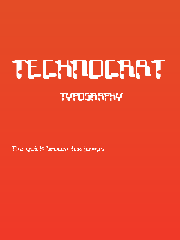 Technocrat Poster