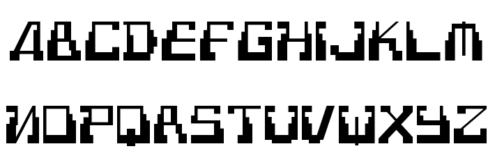 Technodelic Font LOWERCASE