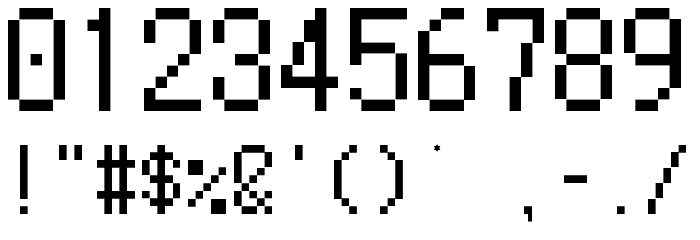 Technofosiano Regular Font OTHER CHARS
