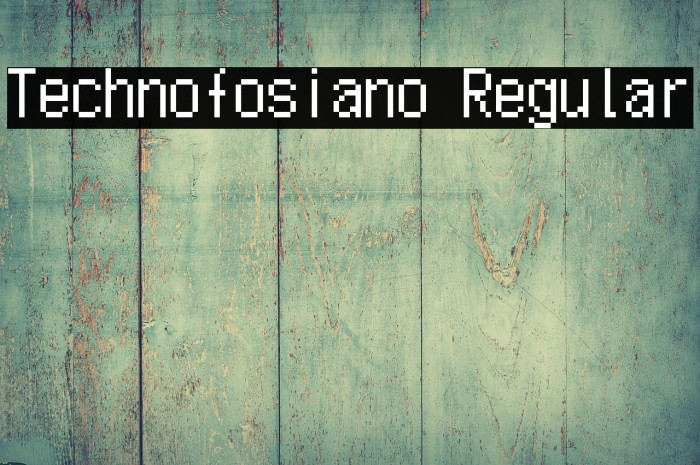 Technofosiano Regular Example 3