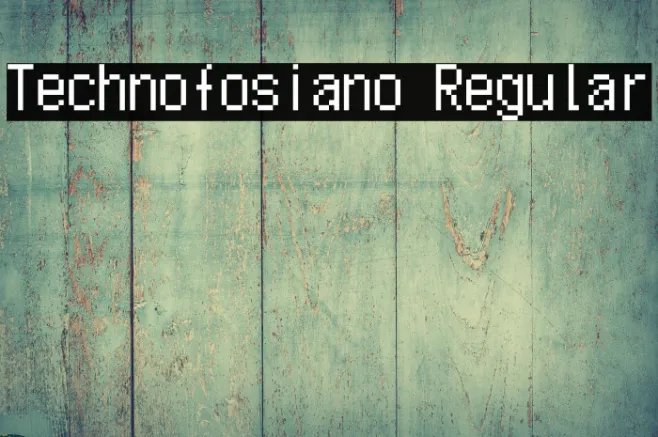 Technofosiano Regular Example 3