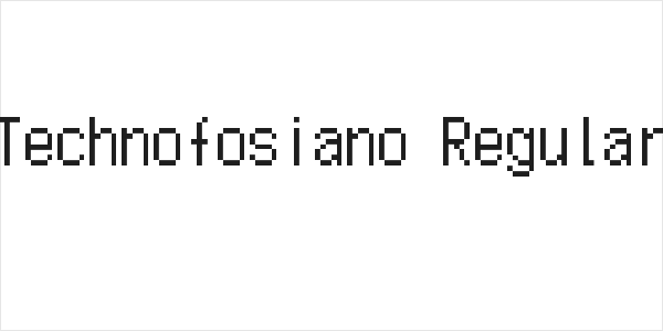 Technofosiano Regular Logo