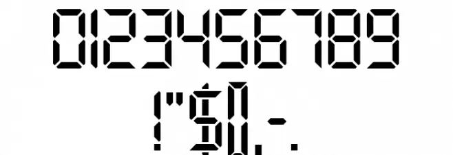 Technology Regular Font OTHER CHARS