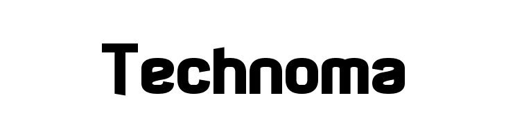 Technoma फ़ॉन्ट