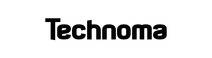 Technoma  フリーフォントのダウンロード