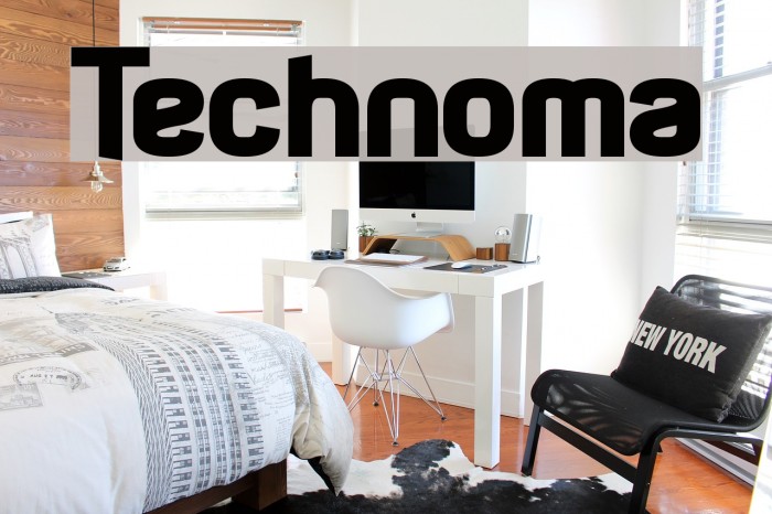 Technoma Font examples