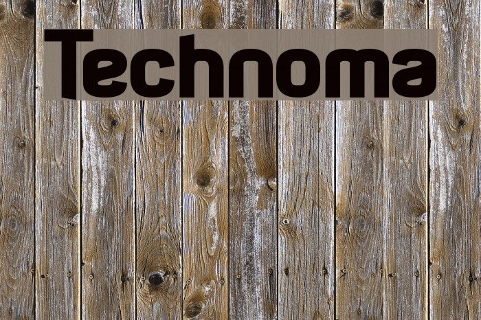 Technoma Font examples